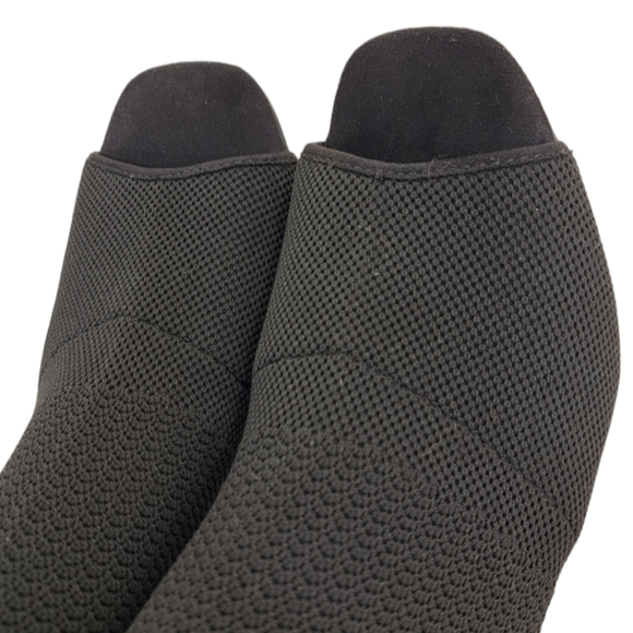 Bar lll Nillaf Fabric Peep Toe Women's Black Boots Size 10M - Picture 5 of 14